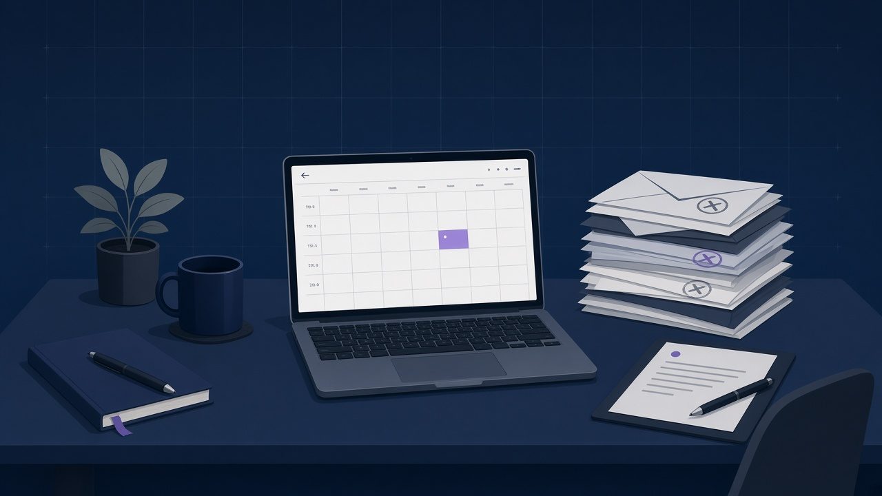 Job seeker calendar empty after many applications with unanswered submissions